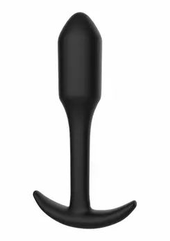 ToyJoy Smooth Plug Medium Silicone Anal Model 10.9cm Black