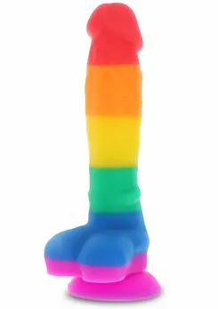 TOYJOY Rainbow Lover 18 cm Silicone Model - Multicolor Pride Edition