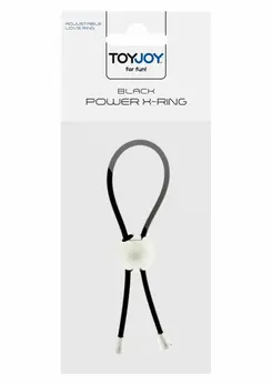 TOYJOY Power X Ring Adjustable Intimate Support PVC Black