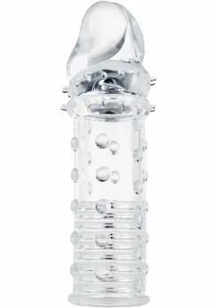 TOYJOY Power Stud Sleeve Transparent TPE Intimate Extension Cover