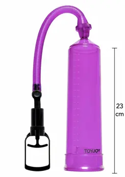 ToyJoy Power Pump Vacuum System for Enhanced Performance, Transparent, Large Size