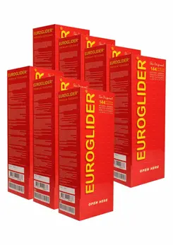 Euroglider kondomi 1008 komada, standardna veličina, lubrikovani, providni