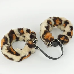 Okovi Lite sa krznom leopard