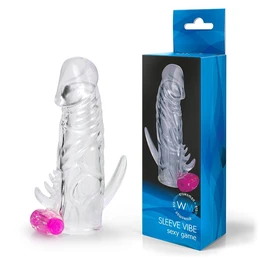 Mlaznica je zatvorena sa vibracijama Cristal Sleeve Vibe, l 130 mm d 21 mm art. EE-10033