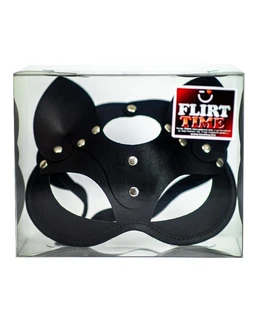 Maska mačke je crna