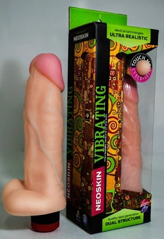 Vibrator realista human formkiberkoža