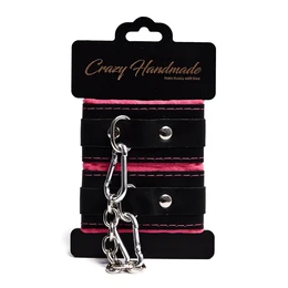 Lisice zaobljene sa mekom ružičastom oblogom