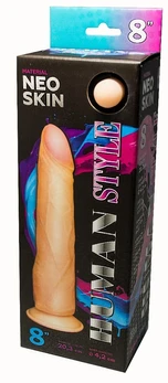 Dildo Human Stile na usisnoj čaši, l 203 mm d 42 mm art. 610106