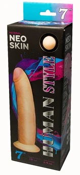 Dildo Human Stile na usisnoj čaši, l 180 mm d 40 mm art. 610606