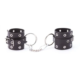 Jednoslojne lisice od prave kože sa ušicama