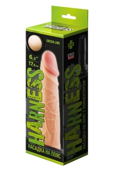 Priključak za Harness Strapon sa konektorom Green Line l 180mm, d 42mm, art. 841105