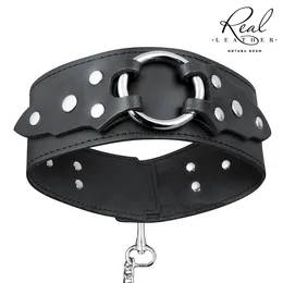 Ogrlica kožacvet Crna