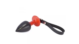 Analni čep je crn sa SB kaišem-