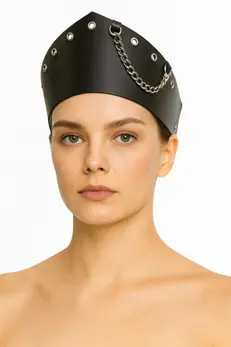 Kokošnik obod koženi rogneda