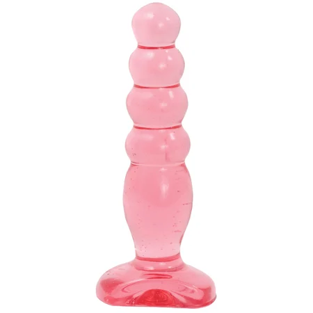 Pink Analni čep Cristal Jellies 5 Anal Delight - 14 cm.