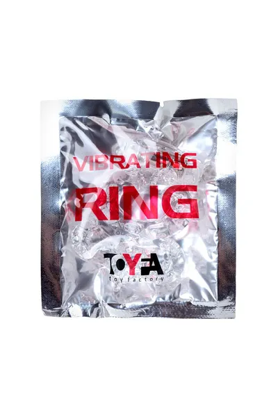 Prozirni prsten za erekciju sa vibratorom i podrezom