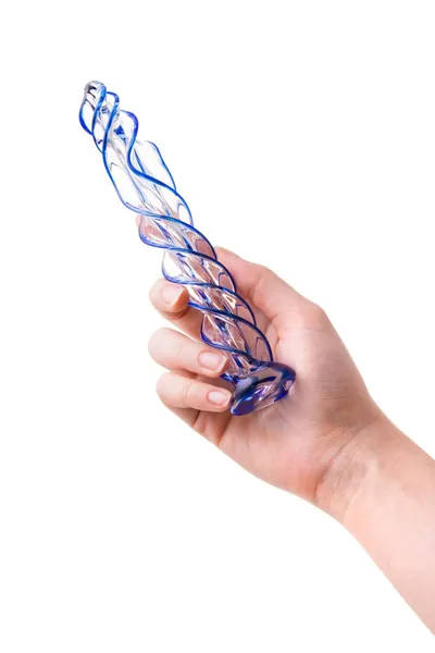 Nerealni Dildo Sekus Glass, staklo, prozirno, 18,5 cm