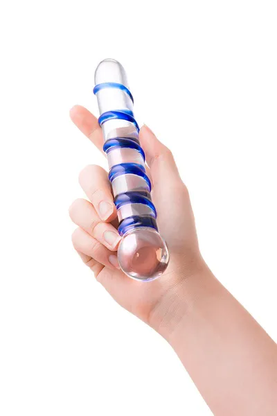 Sekus Glass dvostrani Dildo, staklo, prozirno, 19 cm
