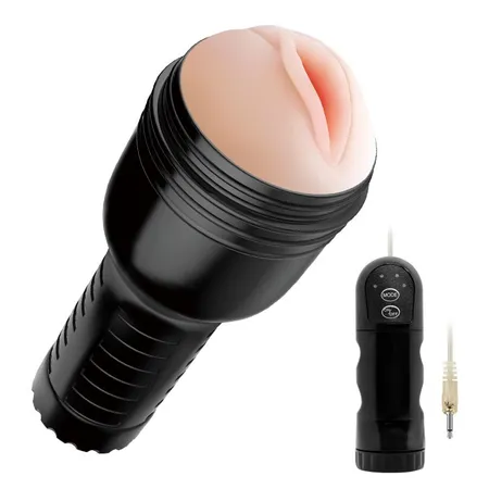 Masturbator-vagina sa 4 nivoa vibracija i daljinskim upravljačem Pink Ladi