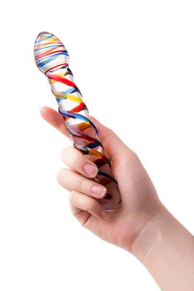 Sekus Glass dvostrani Dildo, staklo, prozirno, 19,5 cm