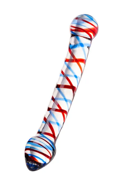 Sekus Glass dvostrani Dildo, staklo, prozirno, 21 cm