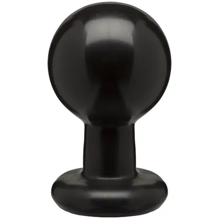 Okrugli crni Analni čep Classic Round Butt Plugs Large - 12,1 cm.