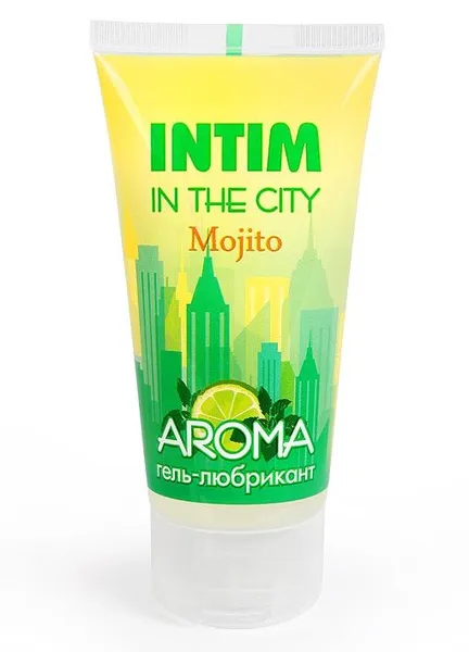 Увлажняющий лубрикант intim aroma с ароматом мохито .