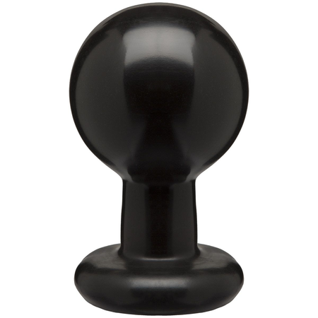 Okrugli crni Analni čep Classic Round Butt Plugs Large - 12,1 cm.