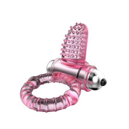 Prsten za erekciju sa vibracijom roze