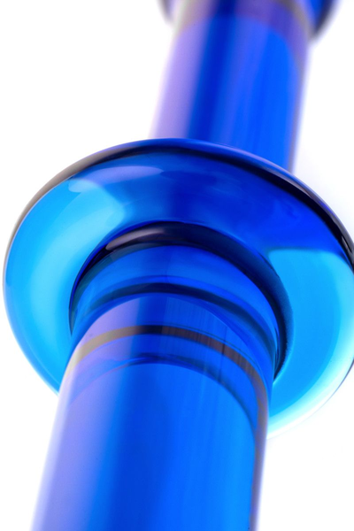 Sekus Glass dvostrani Dildo, staklo, plava, 25 cm