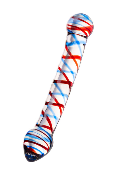 Sekus Glass dvostrani Dildo, staklo, prozirno, 21 cm