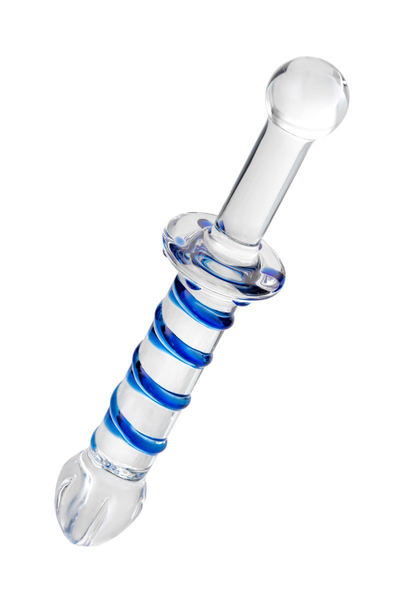 Sekus Glass dvostrani Dildo, staklo, prozirno, 22,5 cm