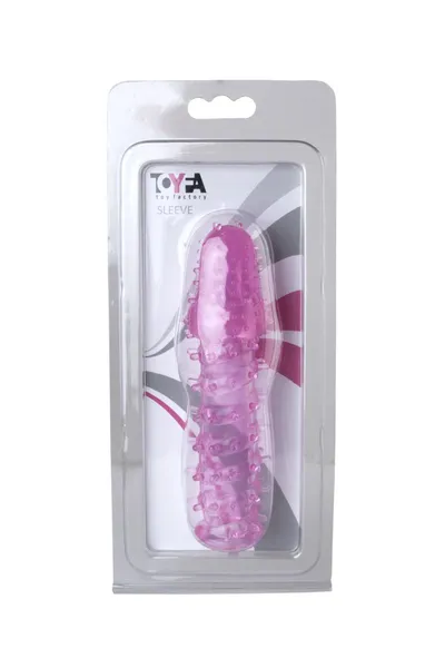 Dodatak za penis sa resicama TOIFA, TPE, roze, 13,5 cm