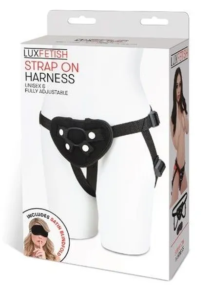 Strapon crne neoprenske Gaćice Strapon on Harness