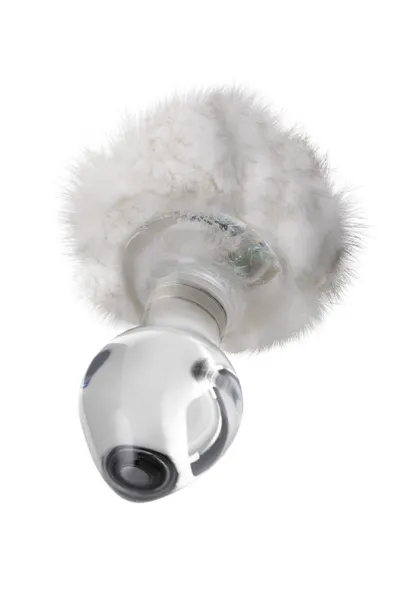 Analna čaura Sekus Glass, sa belim repom, staklo, prozirno, 14 cm, Ø 4 cm