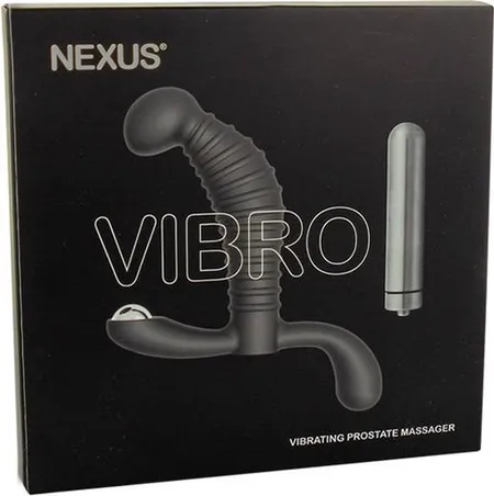Crni stimulator prostate Nekus vibro - 10,2 cm.