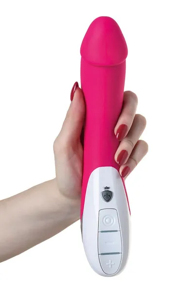 Mistim Terrific Truman silikonski Vibrator, roze, 27 cm