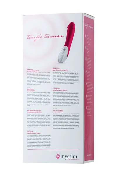 Mistim Terrific Truman silikonski Vibrator, roze, 27 cm