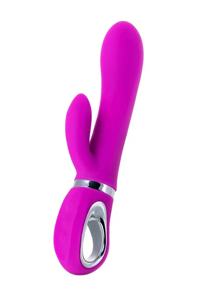 Jos Joli vibrator sa klitorisnim stimulatorom, sa VOV režimom, silikon, ljubičasta, 19,6 cm