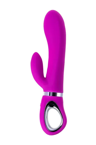 Jos Joli vibrator sa klitorisnim stimulatorom, sa VOV režimom, silikon, ljubičasta, 19,6 cm