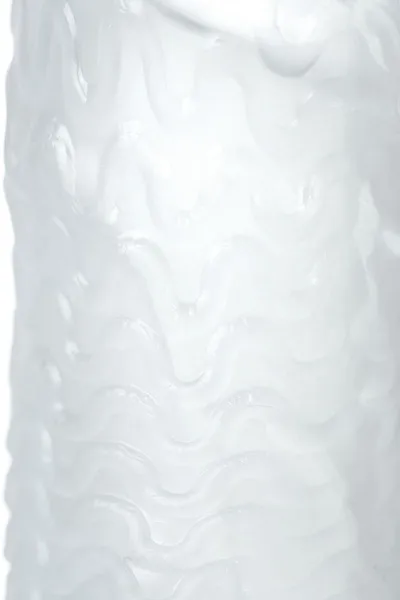 Masturbator TOYFA A-Toys Pocket Wavy, TPR, bela, 7,8 cm