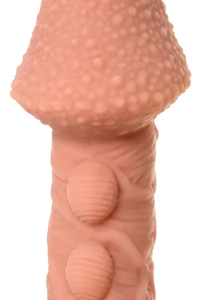 Dodatak za falus, sa mehurićima, vencima i rebrima, veličina S, Ektreme Sleeve