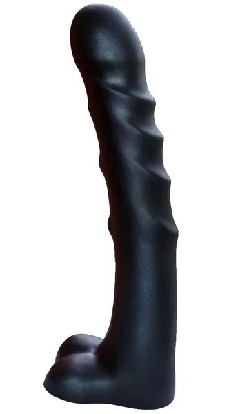 Crni dildo-gigant predator-37 cm.