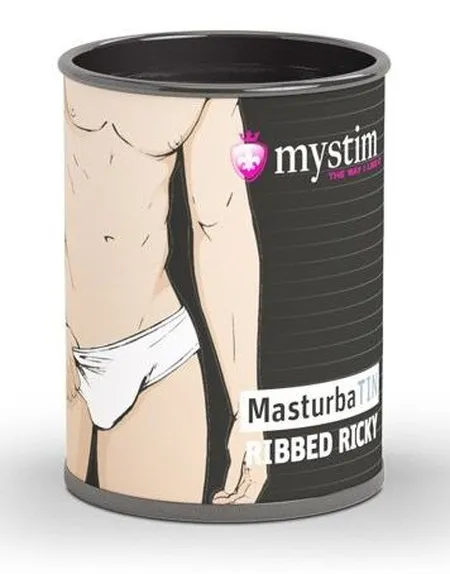Mistim Ribbed Ricki masturbator bela 4,5 cm