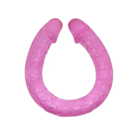 Ružičasti dvostrani Dildo-48,5 cm.