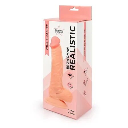 FALLOIMITATOR l radnog dela 160 mm d 37 mm, boja gola, PVC art. ER-30058