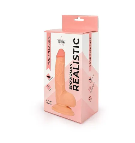 FALLOIMITATOR l radnog dela 130 mm d 35 mm, boja gola, PVC art. ER-30056