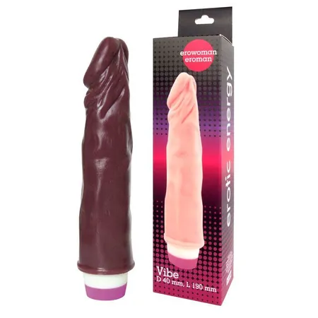 Dildo sa vibracijama Realistic Cock vibecvet Brovn Brovn