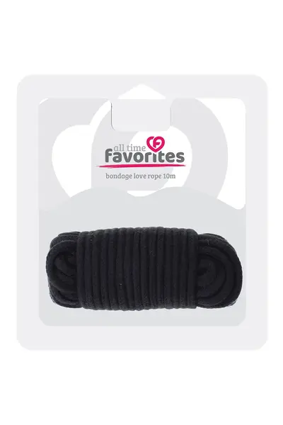 Crni konopac za vezivanje Love Rope-10m.