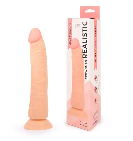 FALLOIMITATOR l radnog dela 190 mm d 32 mm, boja gola, PVC art. ER-30059